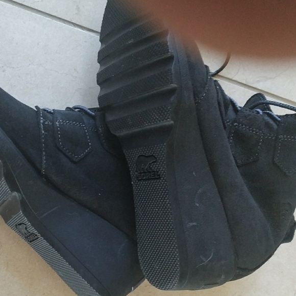 New Sorel Envie Lace wedge comfort boots 6.5 37.5 - Picture 5 of 5